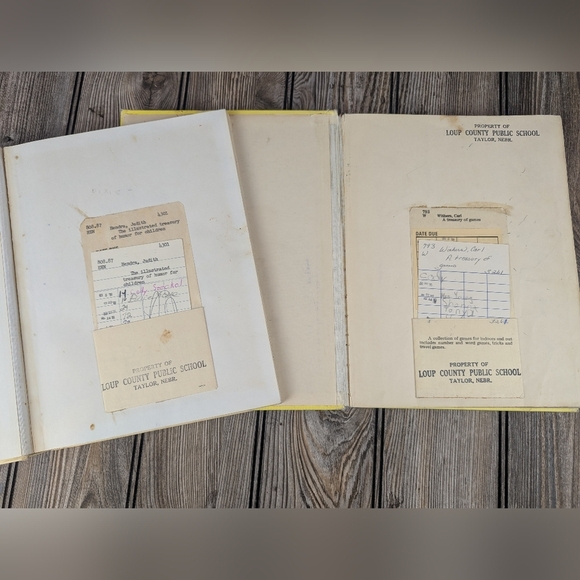 Children's Riddles, Poetry, Rhymes, Antique Books Set Of 2 Hardback - Picture 4 of 6